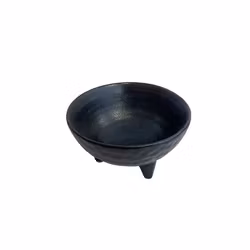 Skål på fot svart