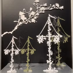 #Älska Plåt Midsommarstång grön stor