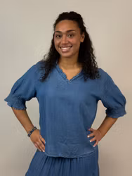 Mix by Heart Thelma blus jeansblå