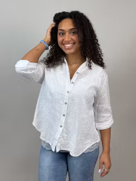 Mix by Heart Kelly blus vit brodyr