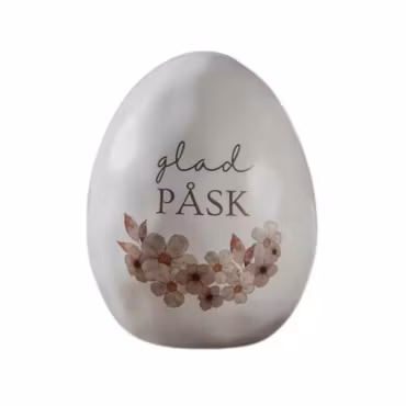 Majas Floral påskägg 9x10 cm