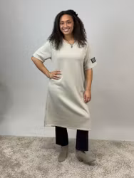 Mix by Heart Embla sweatshirtklänning beige