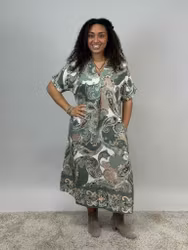 Mix by Heart LovaLee klänning army