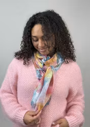 Mix by Heart sjal mönstrad