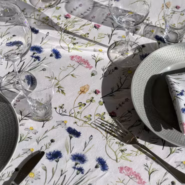 Duk Hilma sommarblom 90 x 90 cm