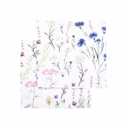 Servett/liten duk Hilma sommarblom 45x45 cm 2-pack