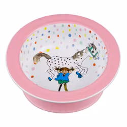 Sugkoppstallrik Pippi Födelsedag