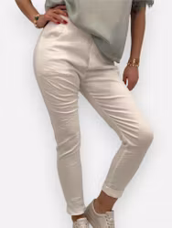 Embra magiska stretchbyxor vit