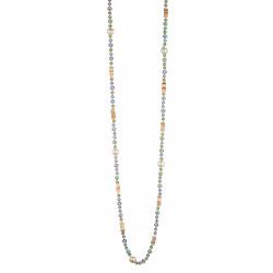 Halsband långt grönblå