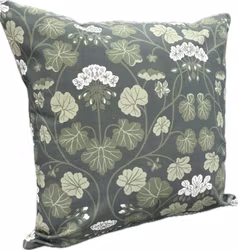 Kuddfodral Pelargon grön