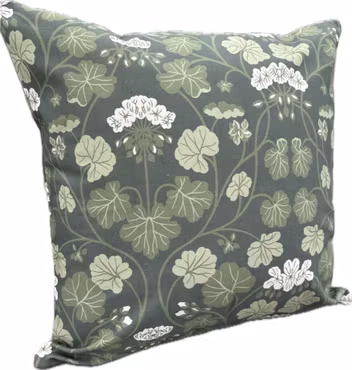 Kuddfodral Pelargon grön