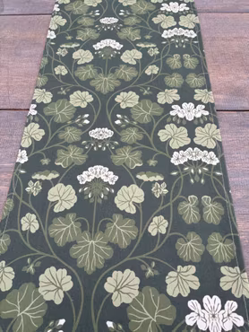 Löpare Pelargon grön 40 x 140 cm