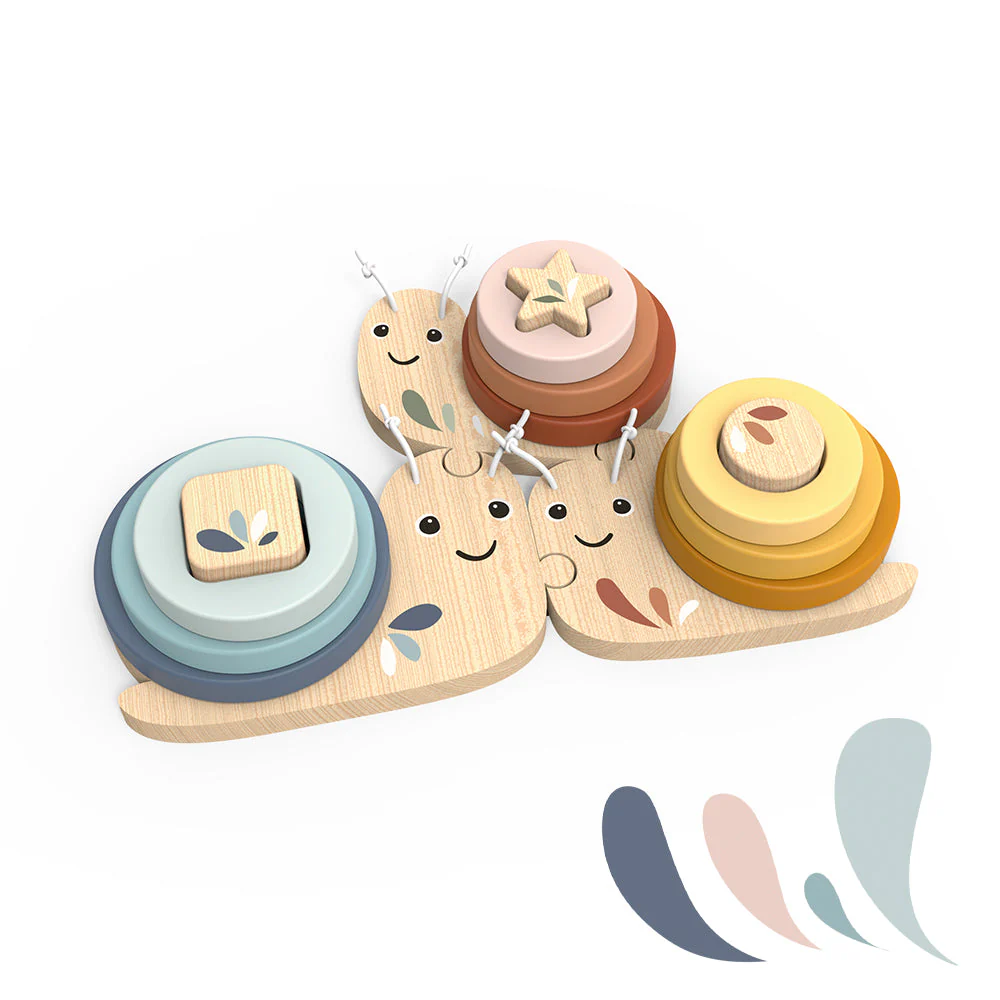 Snigel pussel & stapel Speedy Monkey