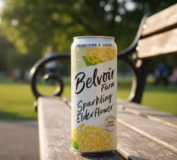 Belvoir Fläderlemonad 330ml, låg sockerhalt
