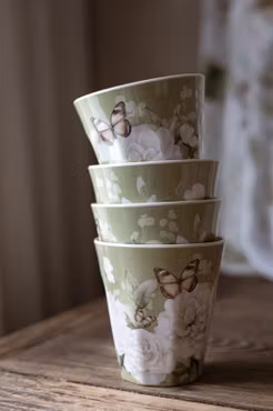Majas Cottage Mugg Hortensia & Butterflies