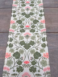 Löpare Pelargon rosa 33 x 120 cm