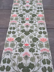 Löpare Pelargon rosa 40 x 140 cm