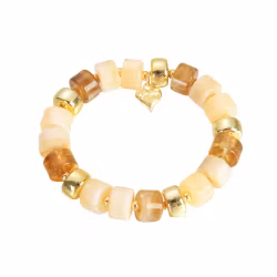 Pärlarmband beige
