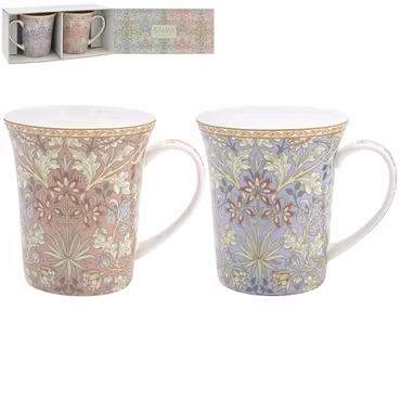 William Morris Hyacinth mix muggar 2-pack