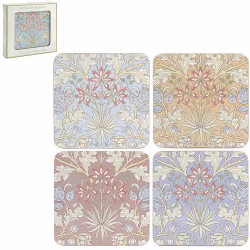 William Morris Hyacinth mix glasunderlägg 4-pack