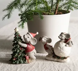 Mus med julgran