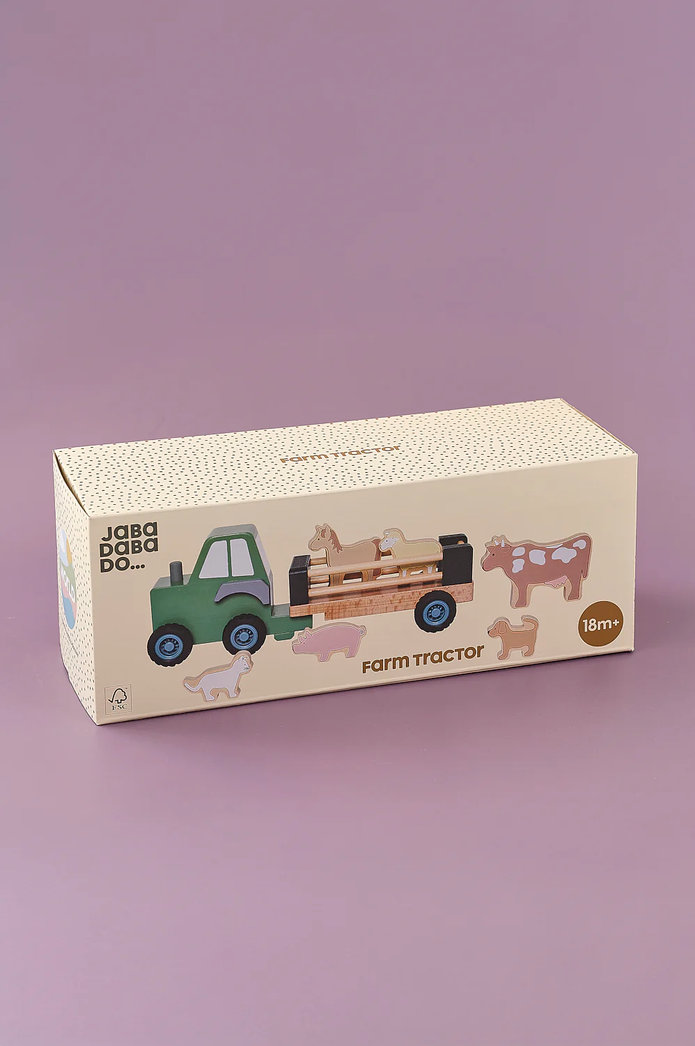 Traktor med bondgårdsdjur