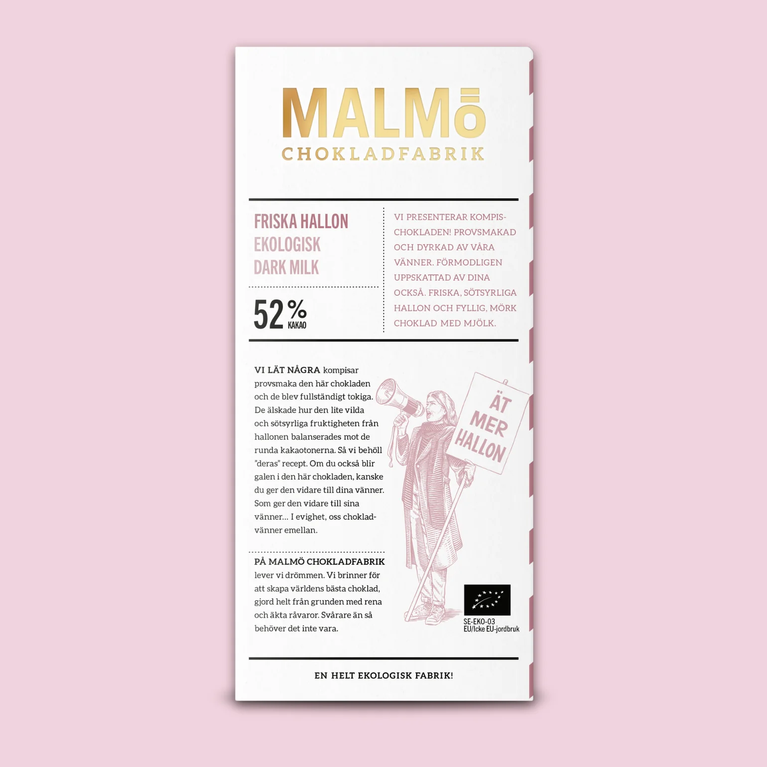 Malmö Chokladfabrik Friska Hallon