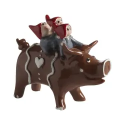 Pepparkaksgris med Lill-nissar