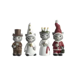 Luciatåg Katter stor 4-pack
