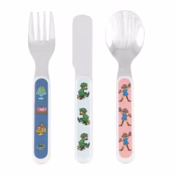Pippi Födelsedag bestick 3-pack