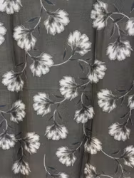Sjal blommig army