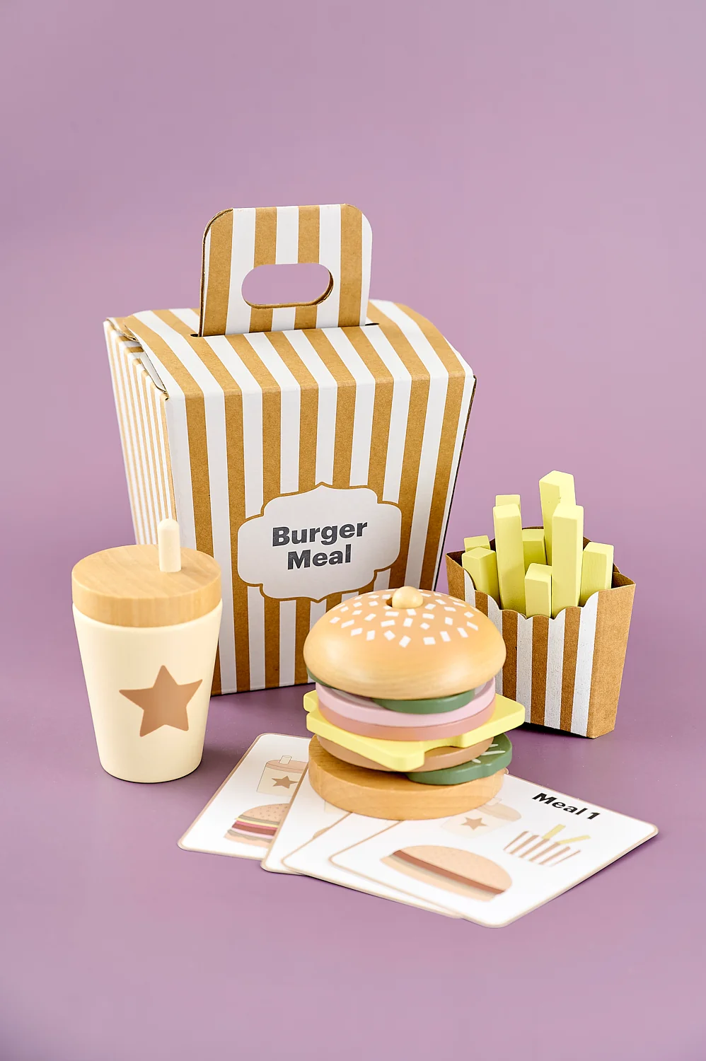Hamburgare set stapelbar