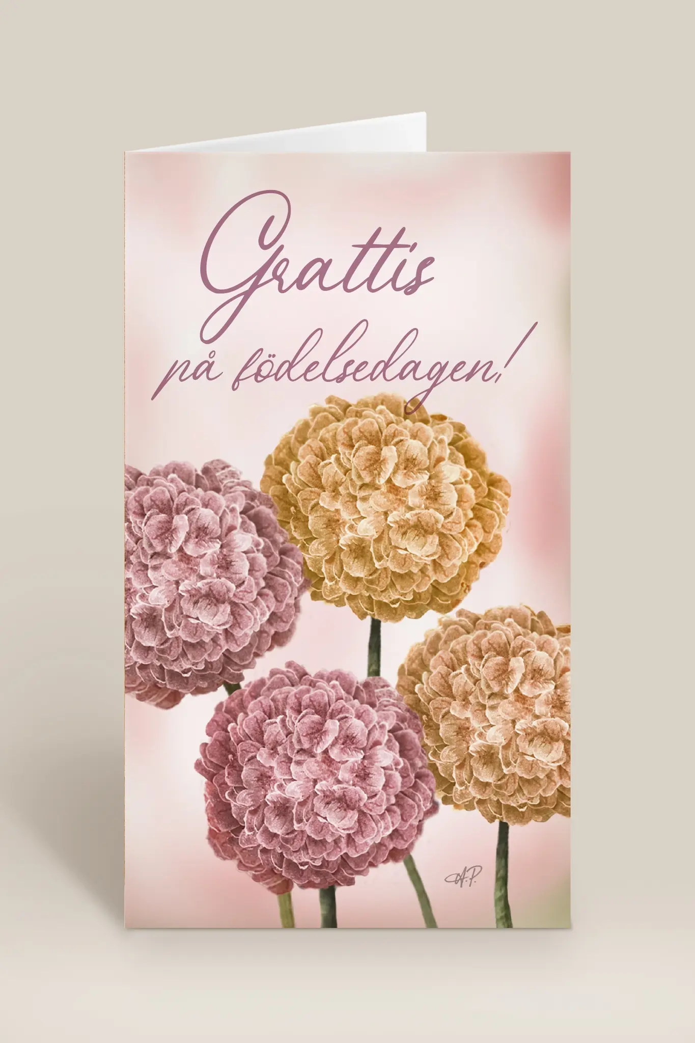 Grattis på födelsedagen blommor