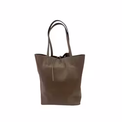 Vicky axelväska med knytrem taupe