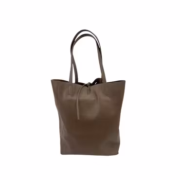 Vicky axelväska med knytrem taupe