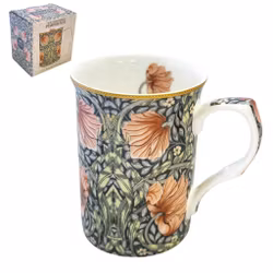 William Morris Pimpernel Blush castlemugg