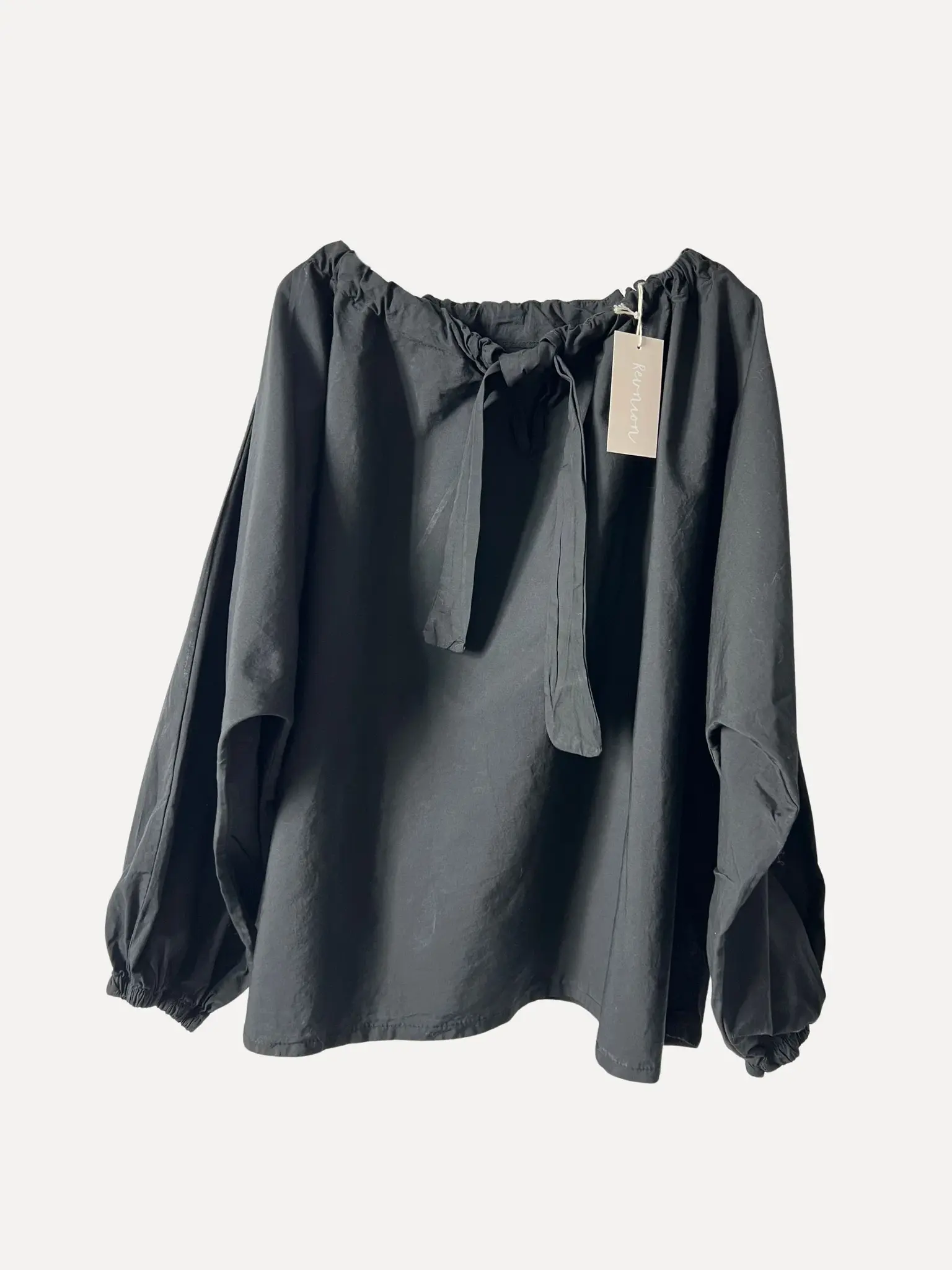 Reunion Vicci Knot blus svart