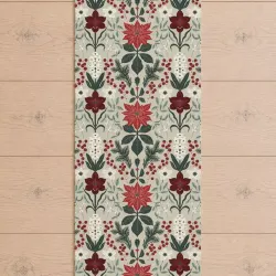 Löpare Julblom 33 x 120 cm