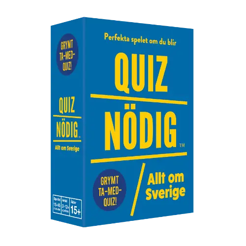 Spel Quiznödig - Allt om Sverige