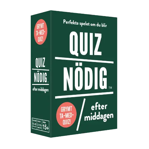 Spel Quiznödig - Efter middagen