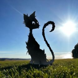 #Älska Plåt Kattjäkeln Ragge svart