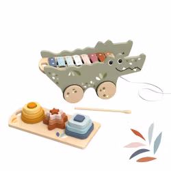 Dragleksak & Xylofon Croco Speedy Monkey