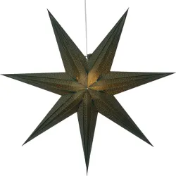 Star Trading Pappersstjärna Holly grön 75x75 cm
