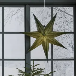 Star Trading Pappersstjärna Holly grön 60 x 60 cm