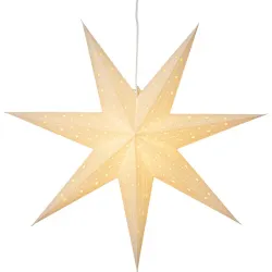 Star Trading Pappersstjärna Vega vit 60 x 60 cm