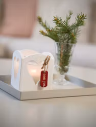 Ljuslykta hjärta God Jul