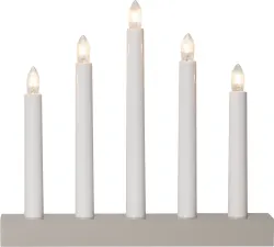 Star Trading Ljusstake Inez beige