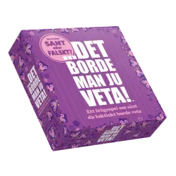 Spel Det borde man ju veta! - Sant eller Falskt?