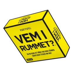 Partyspel Vem i rummet?