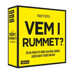 Partyspel Vem i rummet?